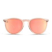 Blenders North Park Polarized Sunglasses – Citrus Blast - Transparent Crystal Peach/Champagne Mirror
