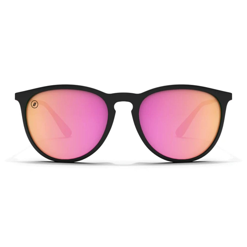 Blenders North Park X2 Polarized Sunglasses – Rose Theater II - Matte Black Frame/Rose Gold Mirror
