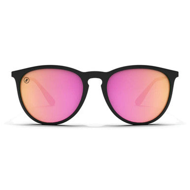 Blenders North Park X2 Polarized Sunglasses – Rose Theater II - Matte Black Frame/Rose Gold Mirror