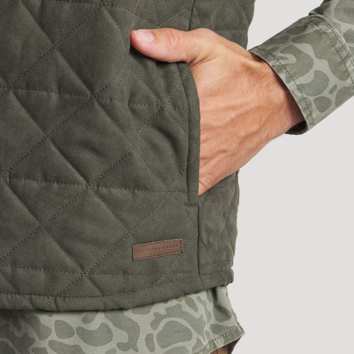 Southern Marsh Men's Lawrence Quilted Vest