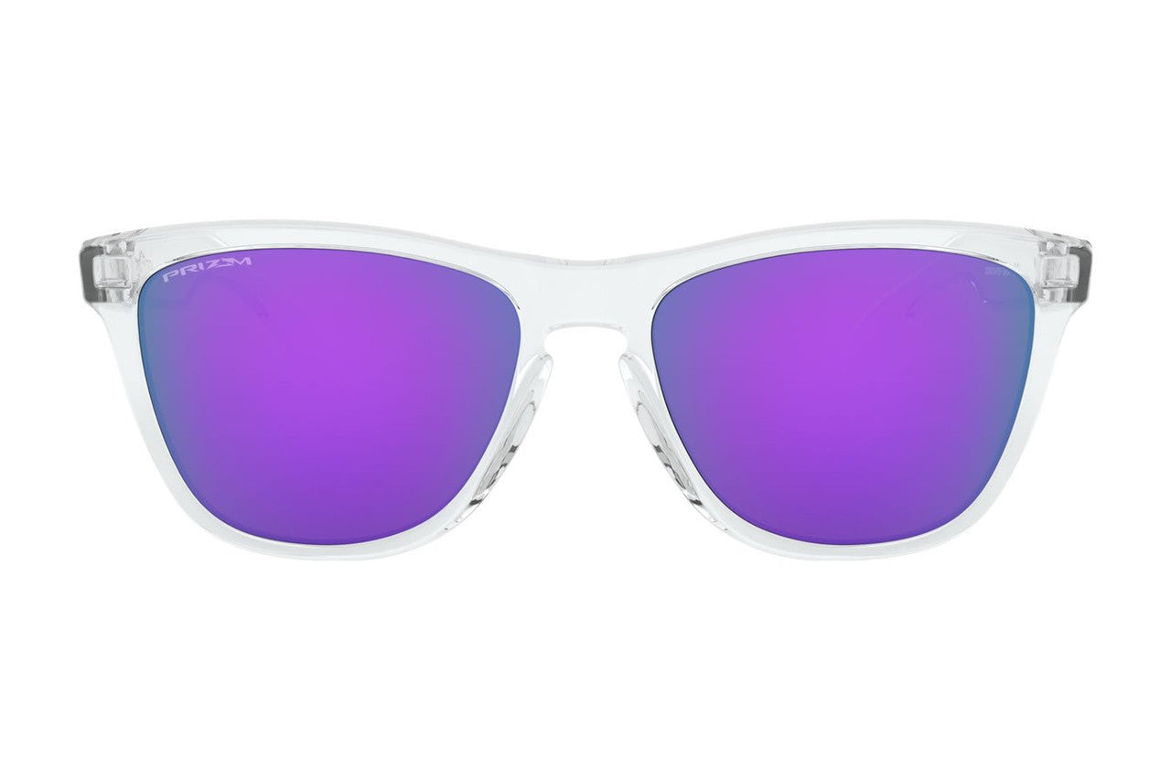 Oakley Frogskins Sunglasses – Polished Clear/Prizm Violet