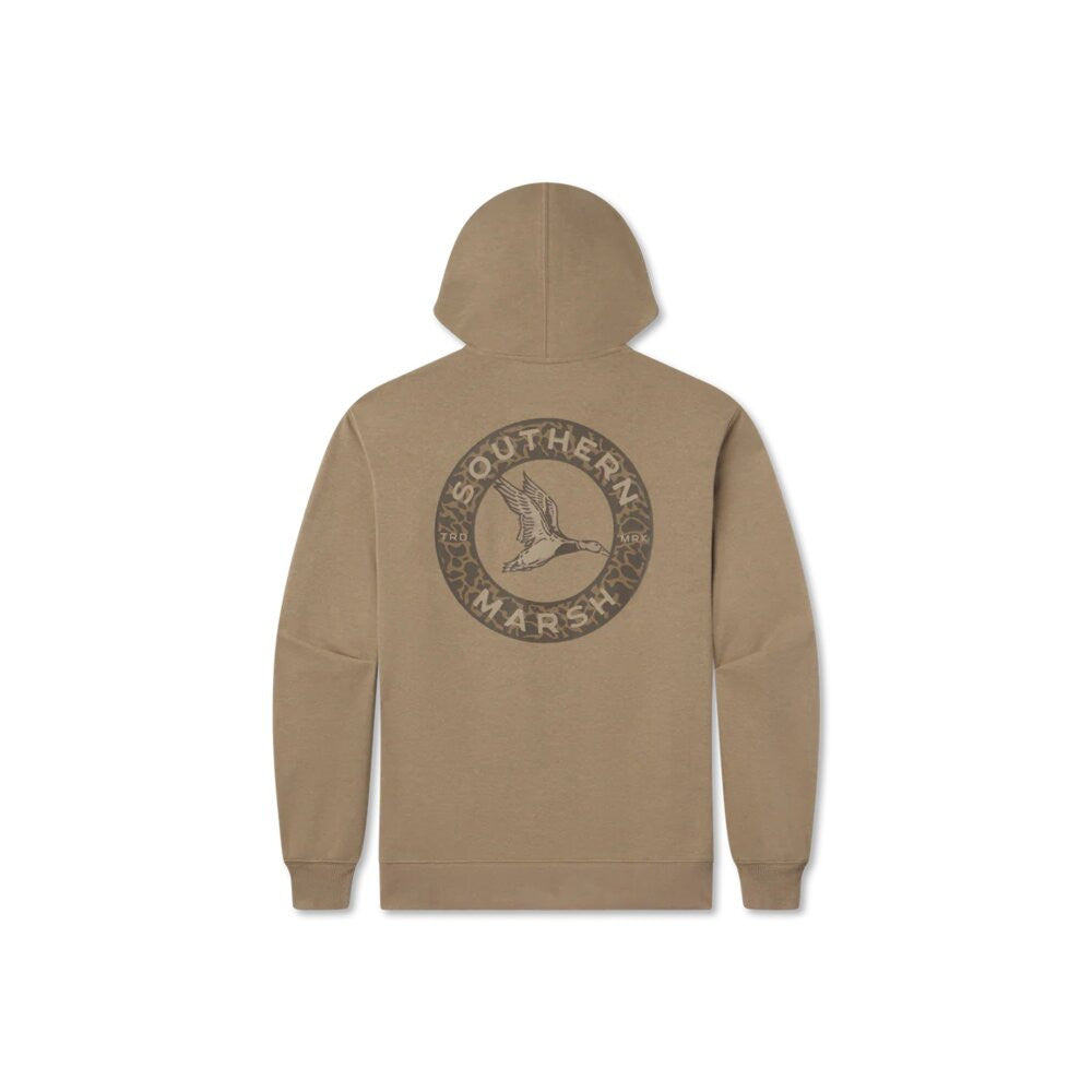 Southern Marsh Men's Surfside Hoodie - Inflight Camo - Khaki