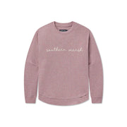 Southern Marsh Women's Terra Textured Vintage Sweater - Camellia Terra