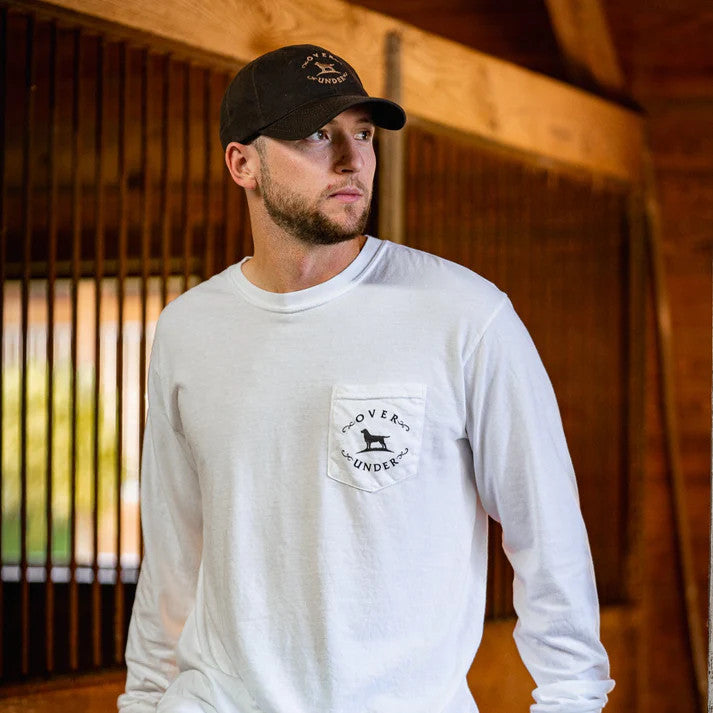 Over Under Men's Long Sleeve Vintage Mallard Silhouette T-Shirt