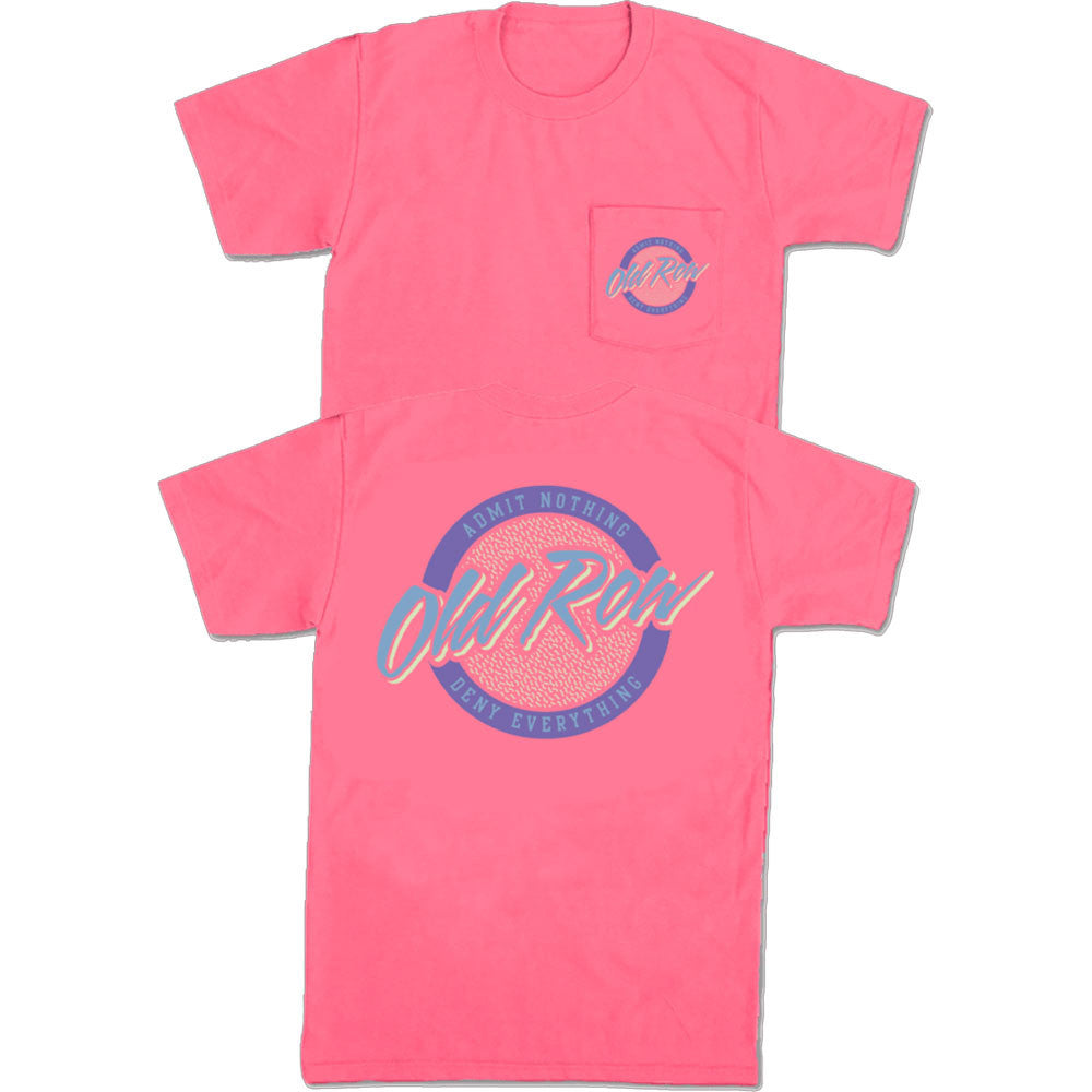 Old Row Men's Circle Logo Tee - Crunchberry