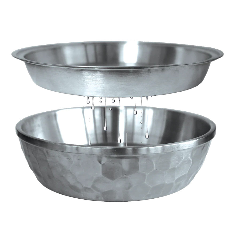 Toadfish 12" Stainless Steel Double-Wall Serving Bowl