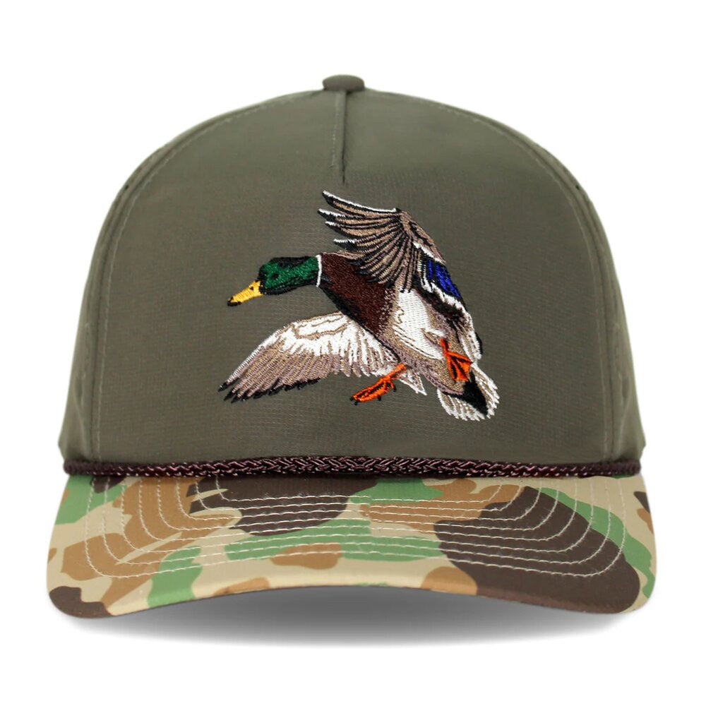 Paramount Outdoors Landing Mallard 5-Panel Hat - Olive