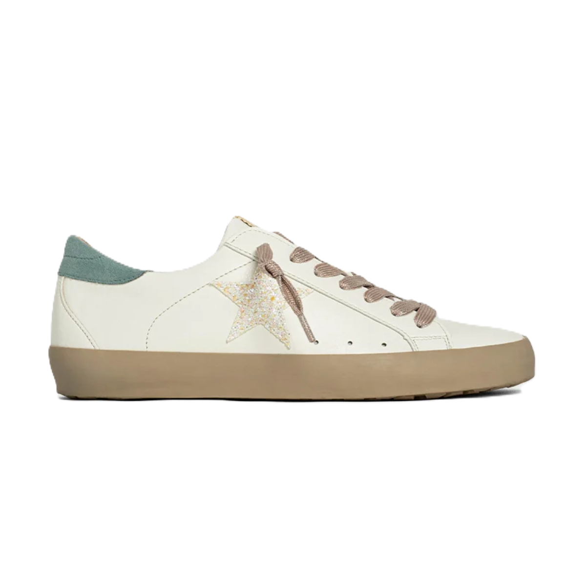 Shu Shop Girls' Paula Star Sneaker - Ice Sparkle