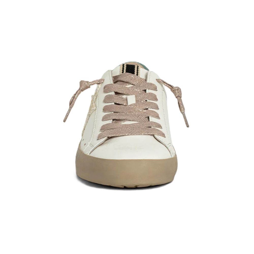 Shu Shop Girls' Paula Star Sneaker - Ice Sparkle