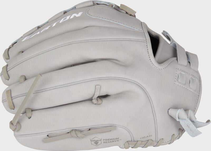 Easton Professional Collection Color Splash 12.5" Fastpitch Glove - Grey - Right Hand Throw