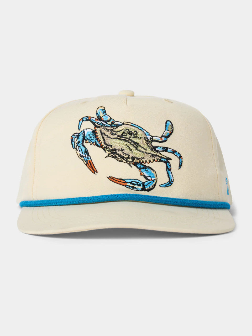 Duck Camp Blue Crab Hat - Ivory