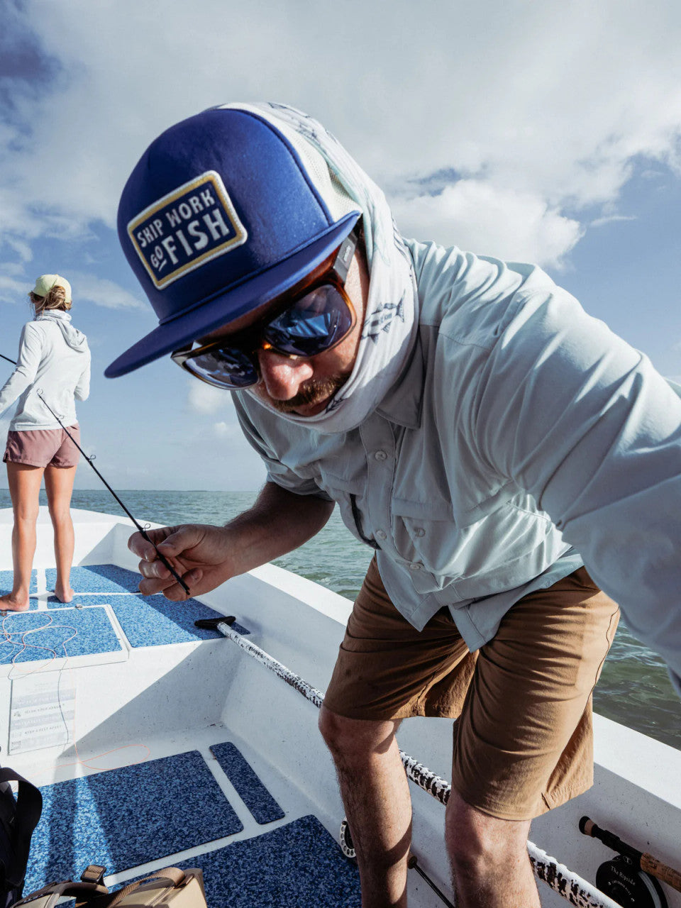 Duck Camp Skip Work Retro Trucker - Admiral Blue