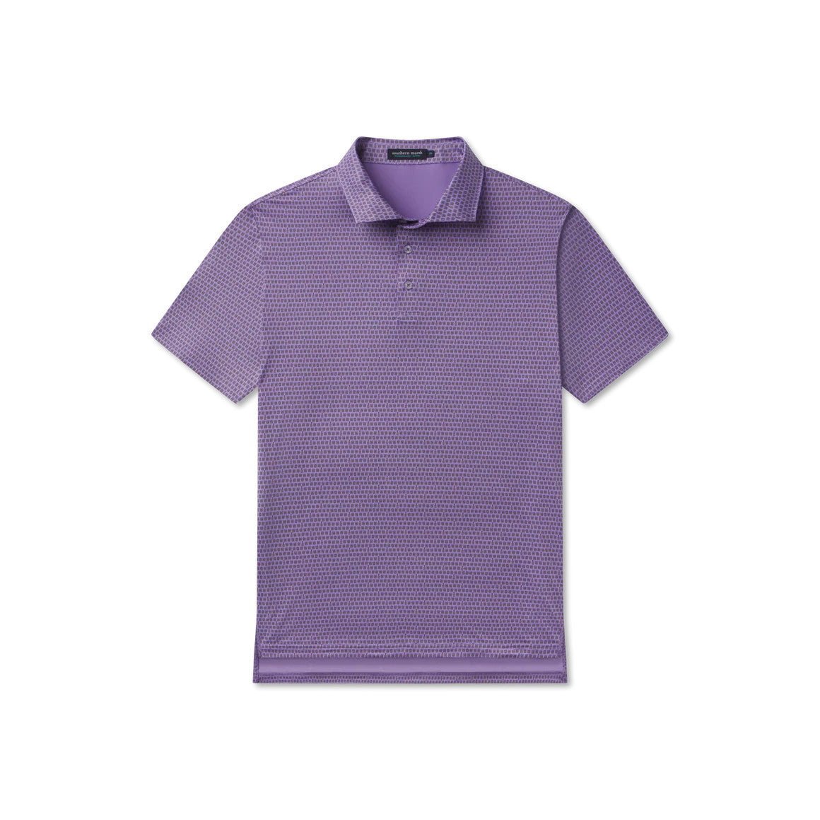 Southern Marsh Men's Flyline Performance Polo - Bourbon Trail - Wharf Purple Bourbon