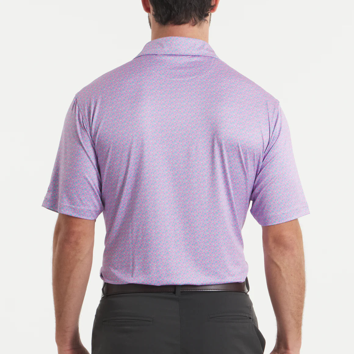Southern Marsh Flyline Performance Polo Salt & Lime - Pink & Blue Limes