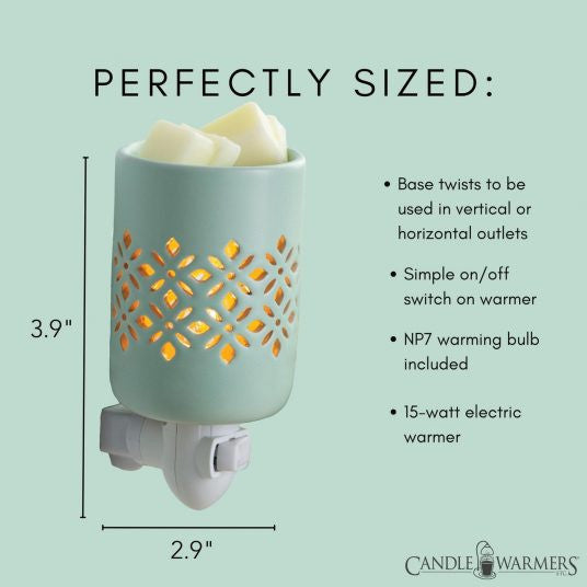 Candle Warmers Etc. Soft Mint Pluggable Fragrance Warmer