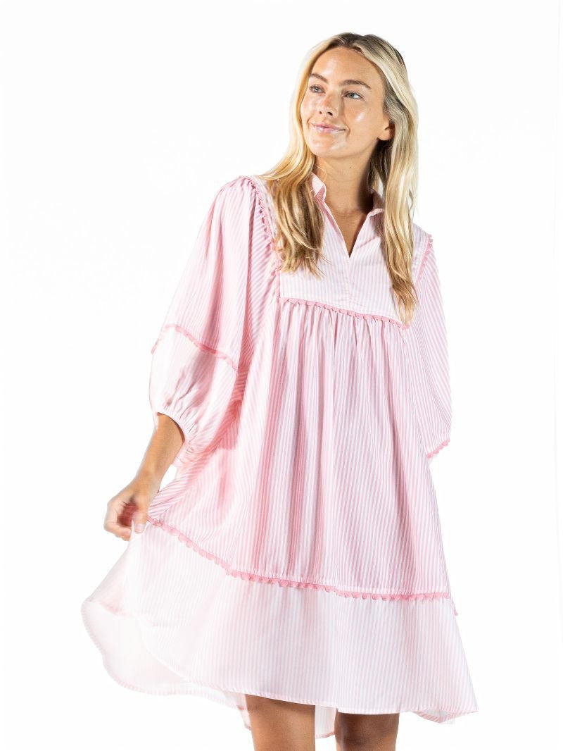 Simply Southern Women's Coastal Patch Dress - Pink