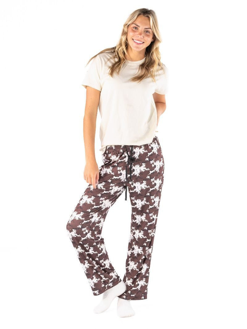 Simply Southern Women's Everyday PJ Pant - Cow