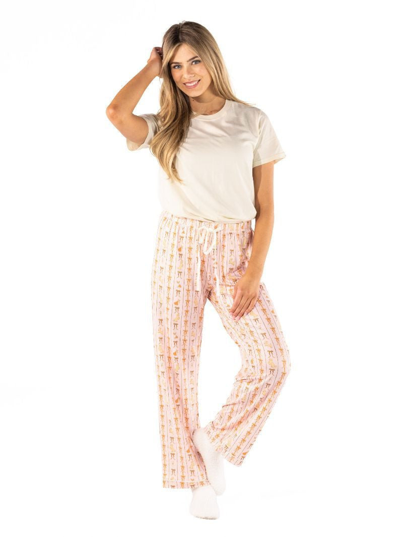 Simply Southern Women's Everyday PJ Pant - Dog Ribbons