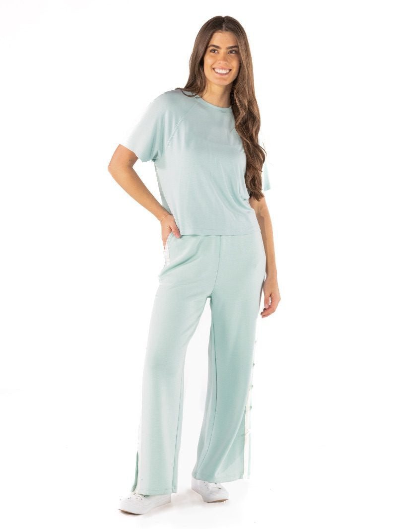 Simply Southern Women's Tie Lounge Pants - Harbor