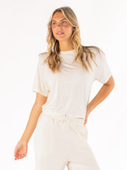 Simply Southern Women's Modal Jersey Tee - Ivory