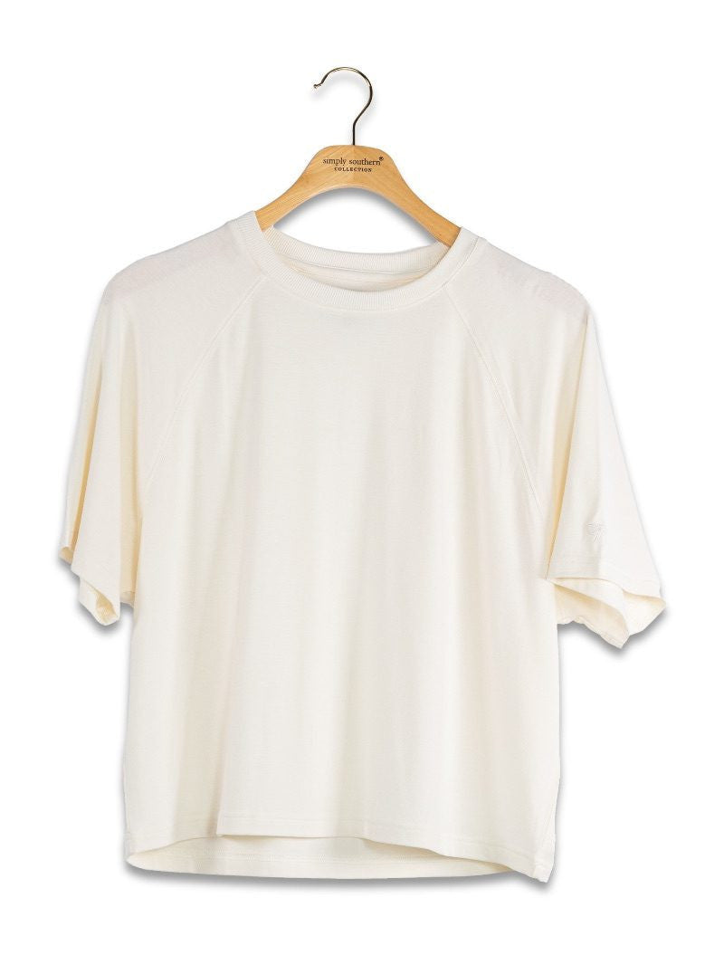 Simply Southern Women's Modal Jersey Tee - Ivory