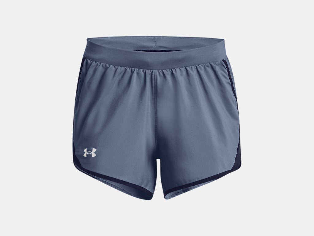 Under Armour Women's Fly-By 2.0 Shorts - 558 Tempered Steel