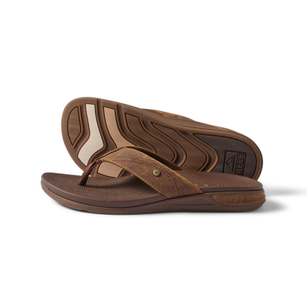 Reef Phantom Lux Toffee Men's Leather Flip Flops