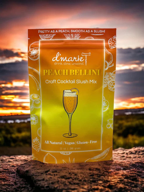 D'MARIE INC. Peach Bellini Cocktail Slush Mix