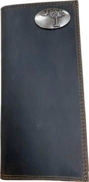 Zep-pro Crazy Horse Roper Executive Wallet - Palmetto Tree