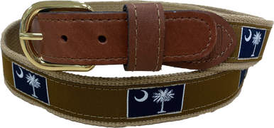 Zep-Pro Palm & Moon Ribbon Belt