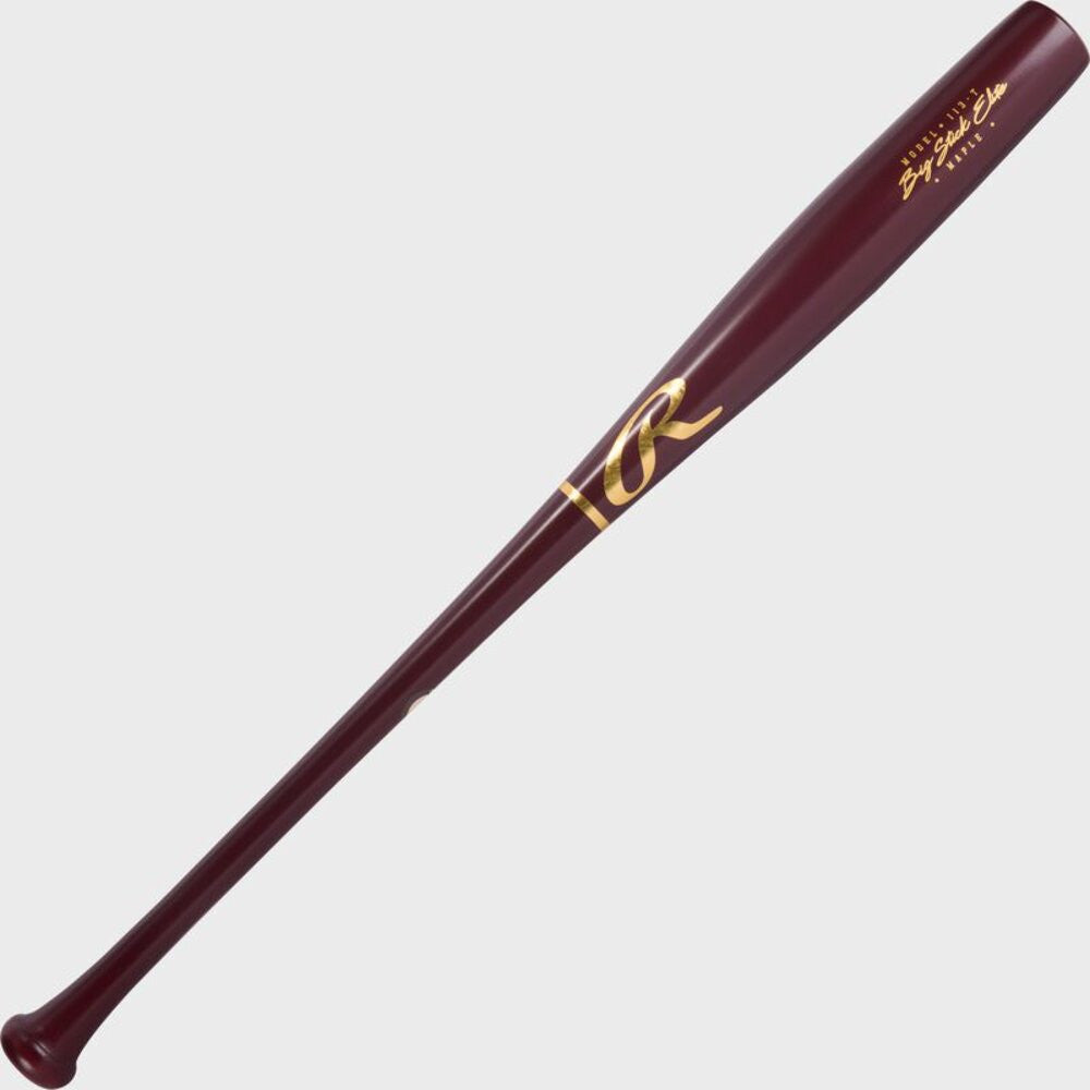 Rawlings Big Stick I13T Torpedo Maple Wood Baseball Bat - Maroon/Gold