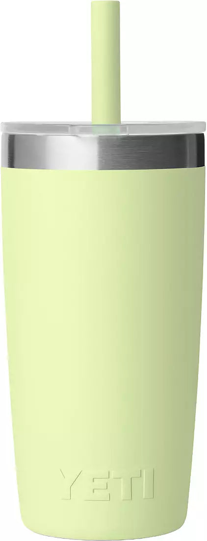 Yeti 10oz Rambler Jr. Tumbler with Silicone Straw Lid - Grasshopper
