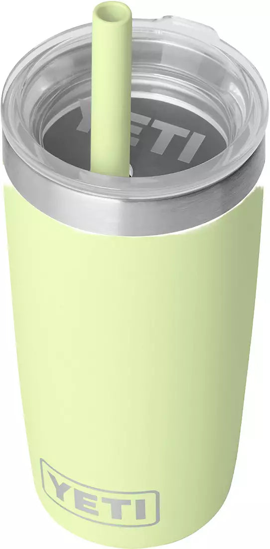 Yeti 10oz Rambler Jr. Tumbler with Silicone Straw Lid - Grasshopper