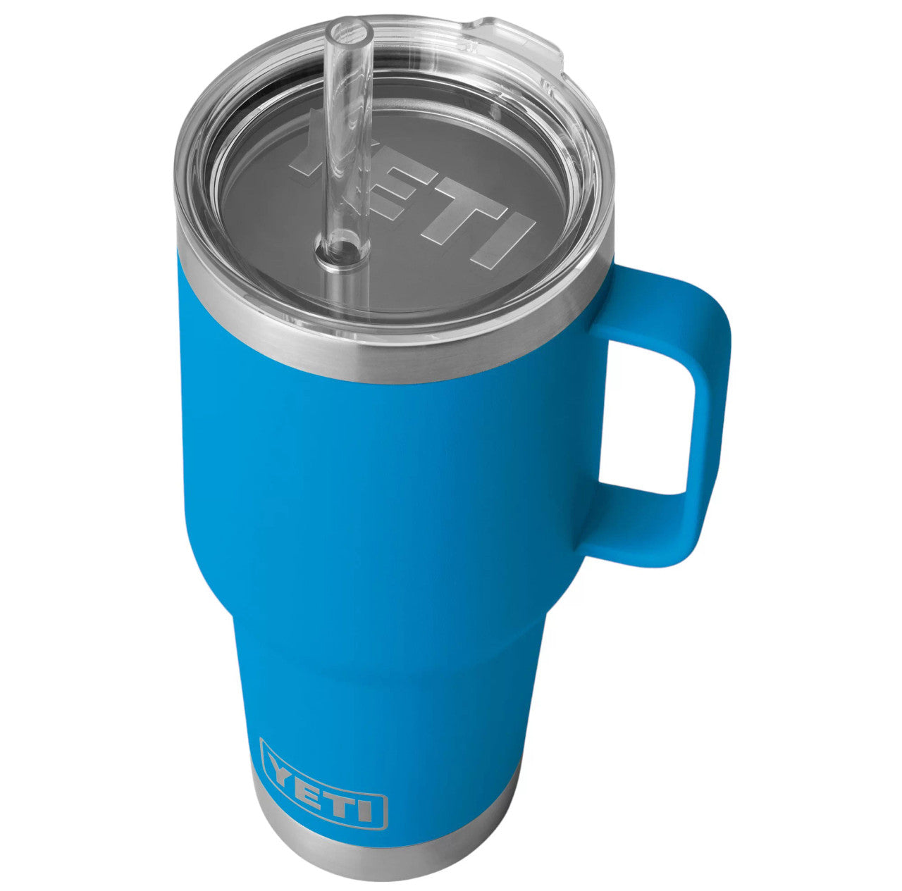 Yeti 35 oz. Rambler Mug with Straw Lid - Big Wave Blue