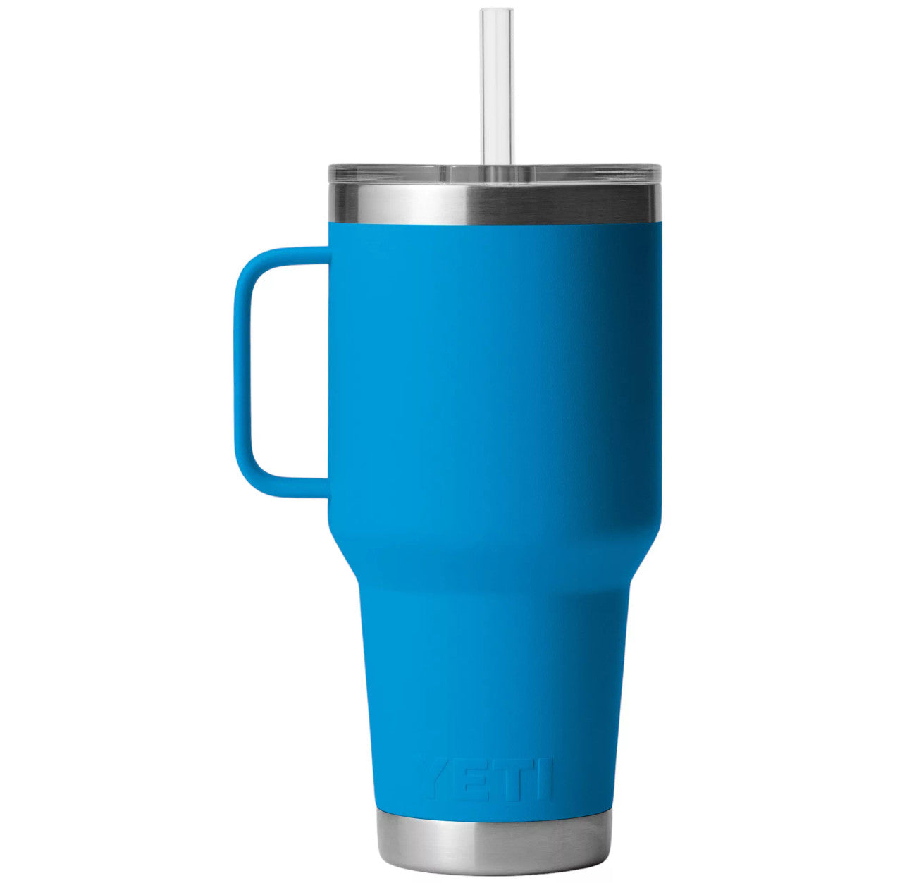 Yeti 35 oz. Rambler Mug with Straw Lid - Big Wave Blue
