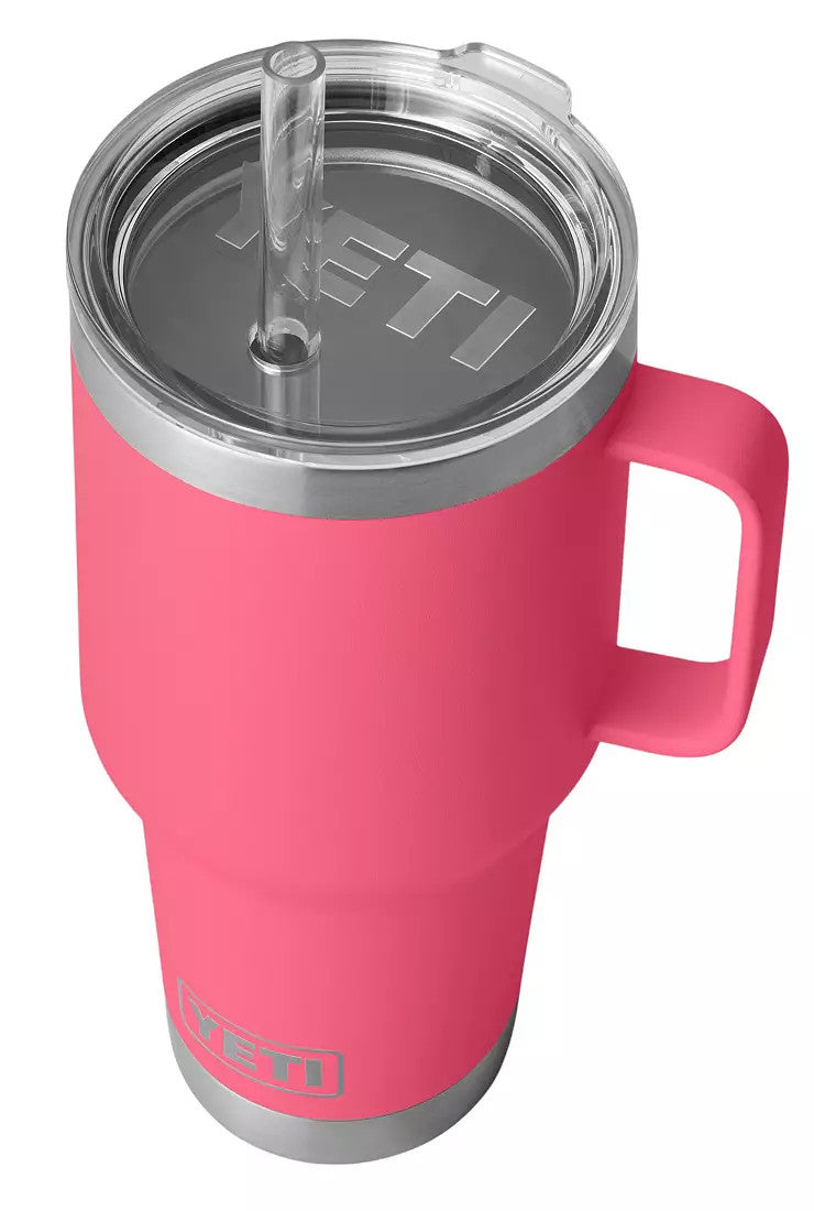 YETI Rambler 35 oz Tropical Pink BPA Free Straw Mug