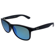 Ray-Ban Andy – Shiny Blue/Green Mirror Blue