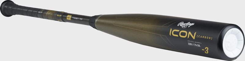 Rawlings 2023 Icon BBCOR (-3) Baseball Bat – 2 5/8" Barrel