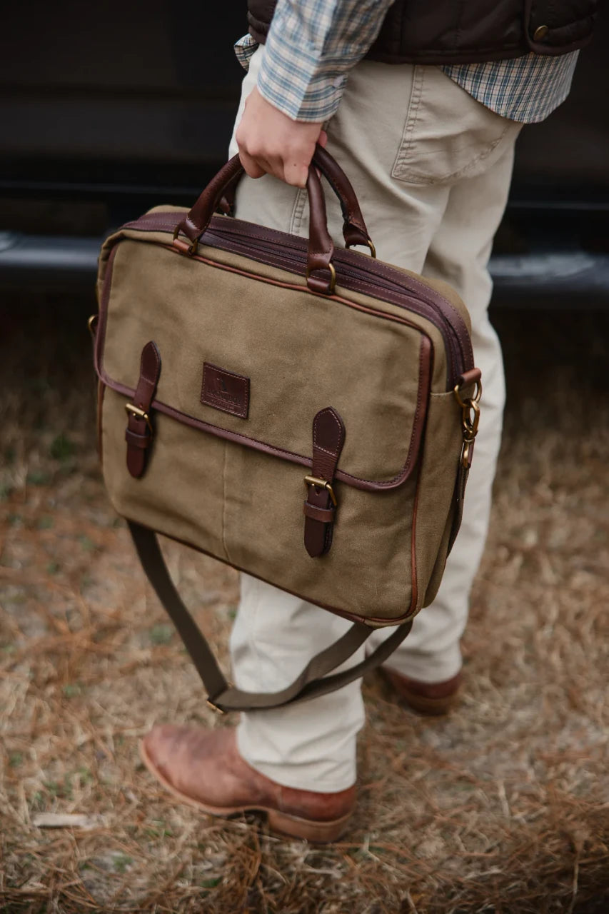 Local Boy Leather Messenger Bag