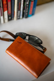 Local Boy Long Brown Wallet - Brown Leather