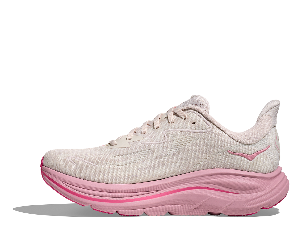 Hoka Women's Clifton 10-Rose Cream/Dried Rose