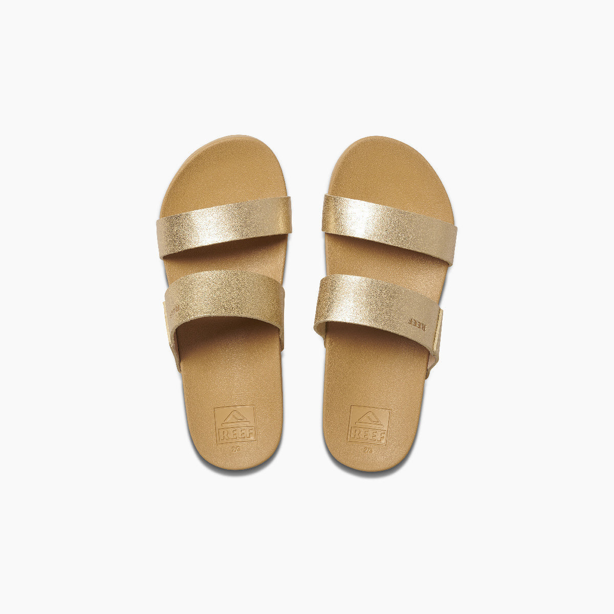 Reef Kids Cushion Vista Sandal - Tan/Champagne