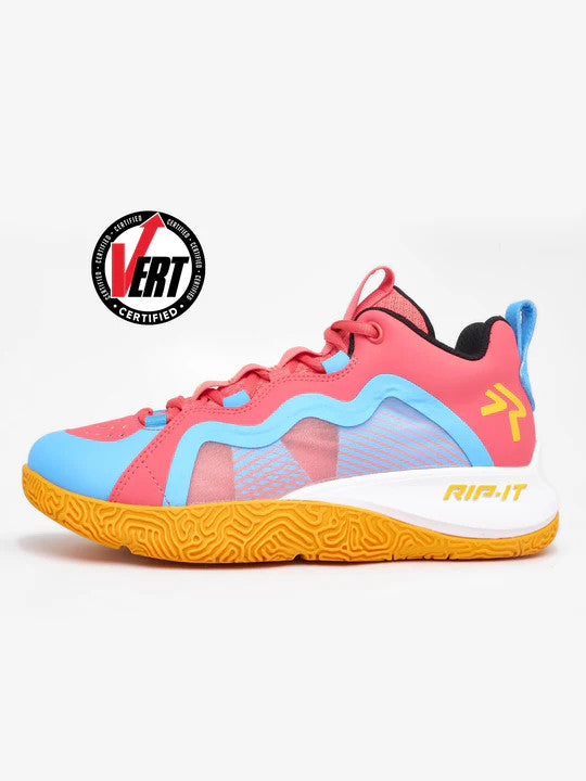 Rip-It Women's SwiftStep Future Volleyball Court Shoe - Pink/Blue/Orange