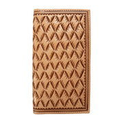 Nocona Rodeo Basketweave Natural Wallet