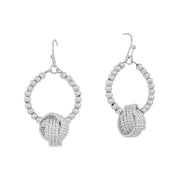 Meghan Browne Style Rosa Earrings - Silver