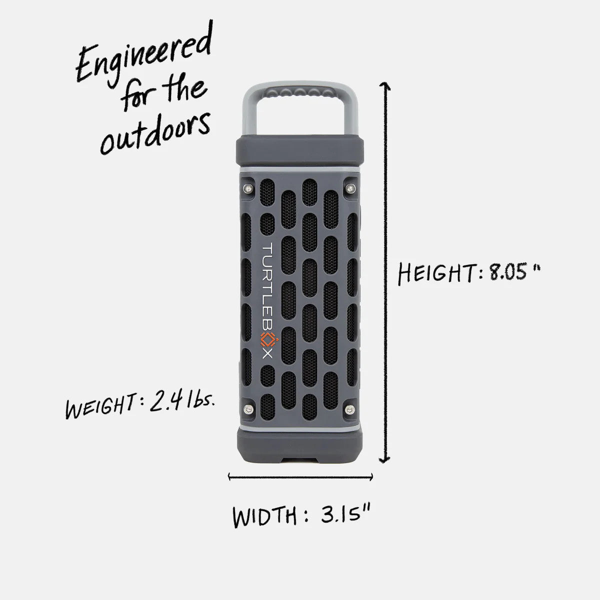 TURTLEBOX Ranger - Gray