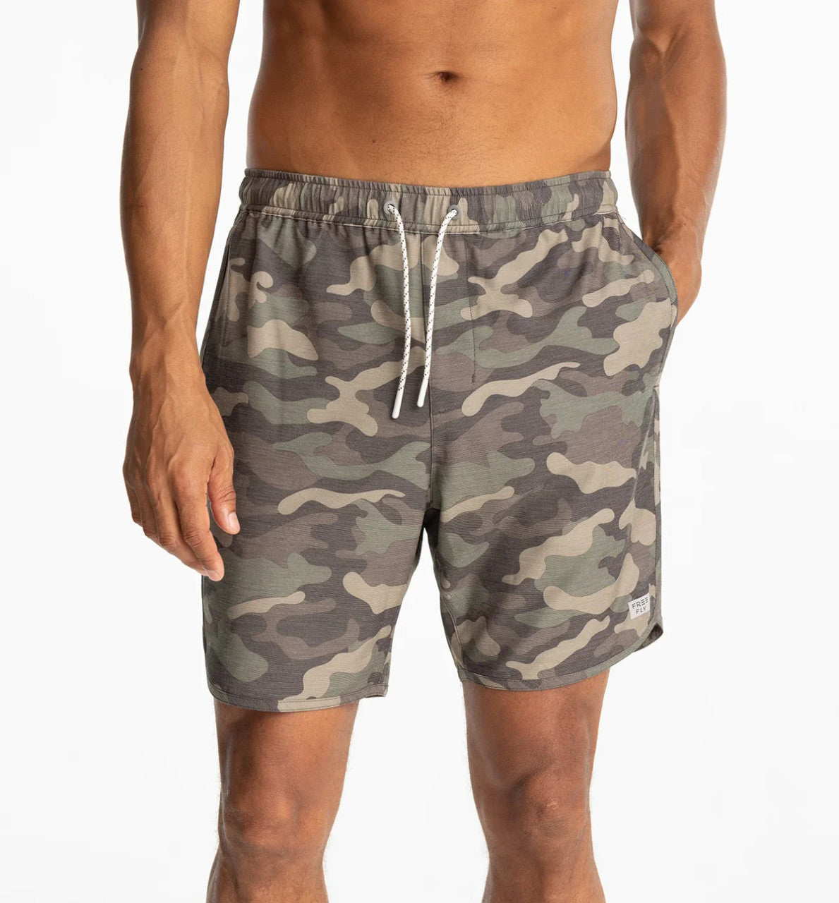 Free Fly Men's Reverb Short - Woodland Camo