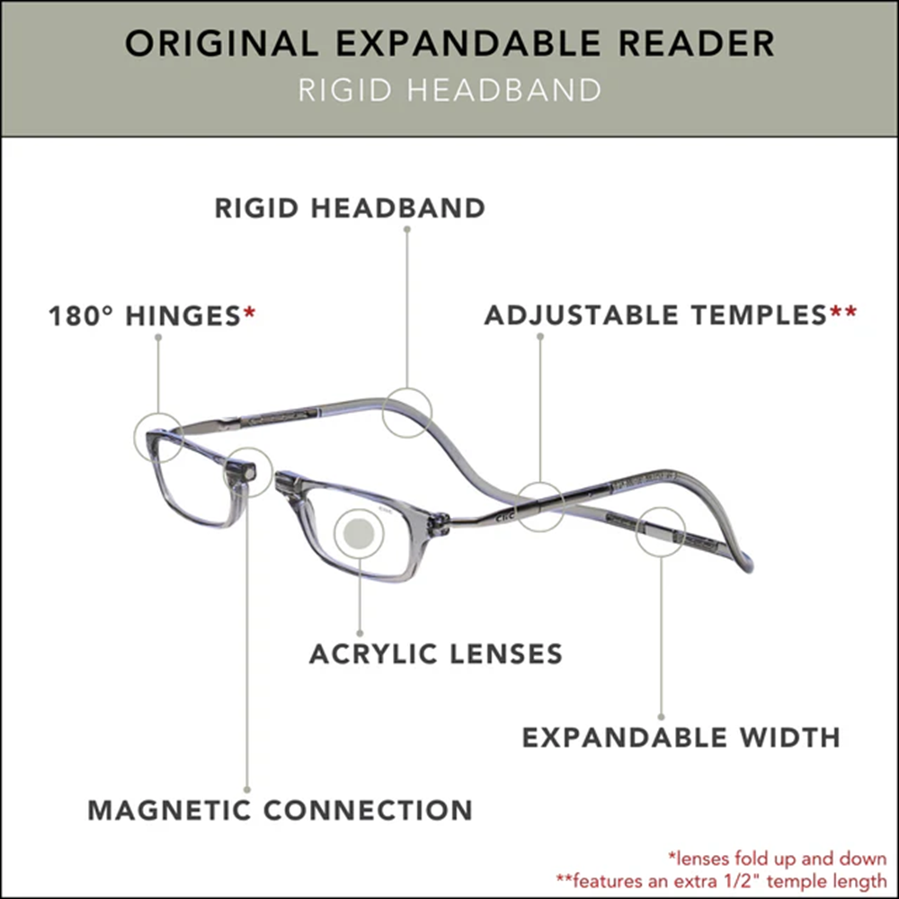 CliC Original Expandable Reader – Smoke