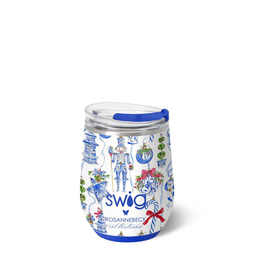 Swig Life Chinoiserie Ornaments Stemless Wine Cup 12oz
