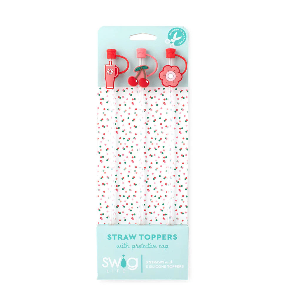 Swig Life Cherry Pie Straw Toppers